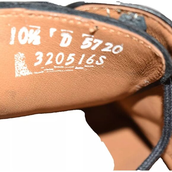 New! Allen Edmonds Siena Leather Cap Stitch Oxford Shoe Black 10.5 D 5720 DD297A main image 4
